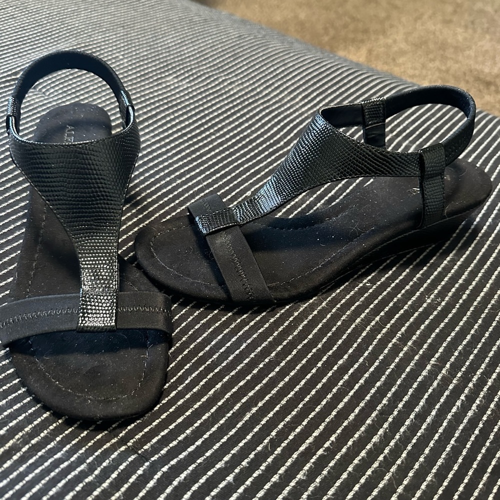 Strappy wedge sandals